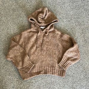 Z Supply Ariel Sweater Knit Hoodie